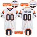 Personalized Denver Broncos Football Jersey – White Vapor F.U.S.E. Limited Style, Custom Name Patch, Team Name, Number & Logo-2