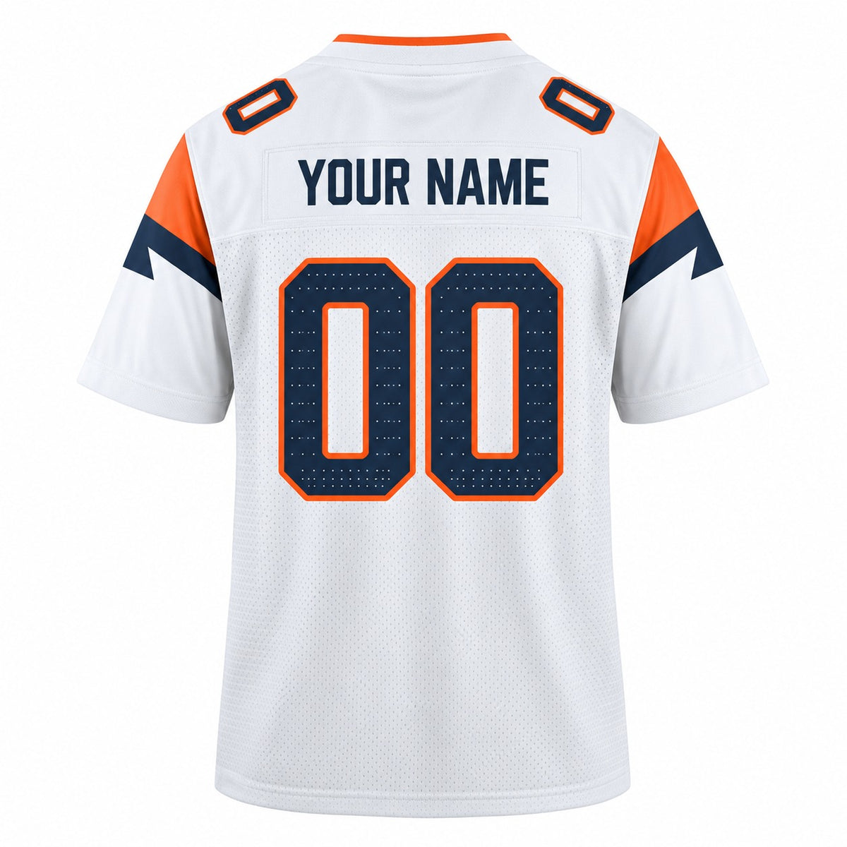 Personalized Denver Broncos Football Jersey – White Vapor F.U.S.E. Limited Style, Custom Name Patch, Team Name, Number & Logo-4