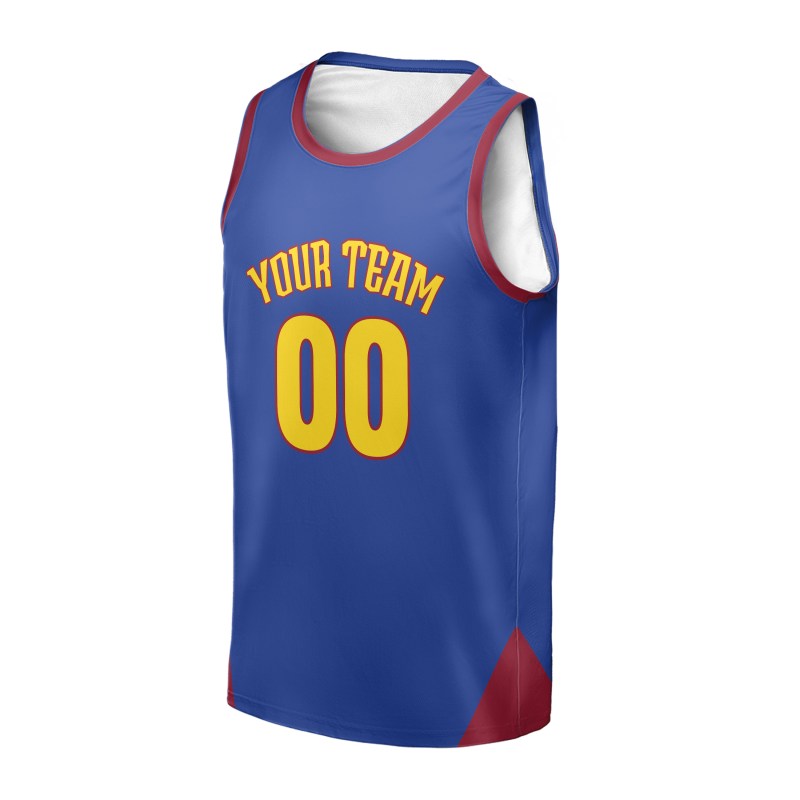 Personalized Denver Nuggets Basketball Jersey - Blue Swingman Statement Style, Custom Name & Number-3