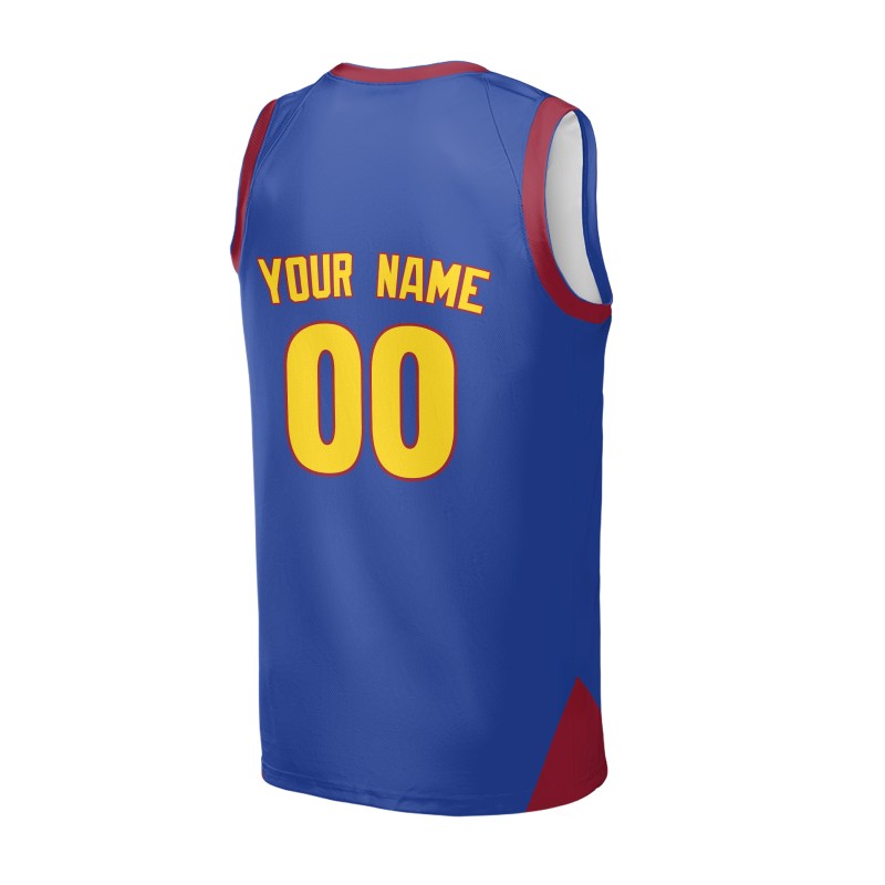 Personalized Denver Nuggets Basketball Jersey - Blue Swingman Statement Style, Custom Name & Number-4