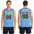 Personalized Denver Nuggets Basketball Jersey - Light Blue 2016/17 Swingman Style, Custom Name & Number-1