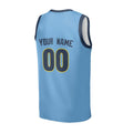 Personalized Denver Nuggets Basketball Jersey - Light Blue 2016/17 Swingman Style, Custom Name & Number-4