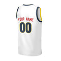 Personalized Denver Nuggets Basketball Jersey - White Swingman Association Style, Custom Name & Number-4