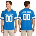 Personalized Detroit Lions Football Jersey - Blue Fan Style, Custom Name & Number-1