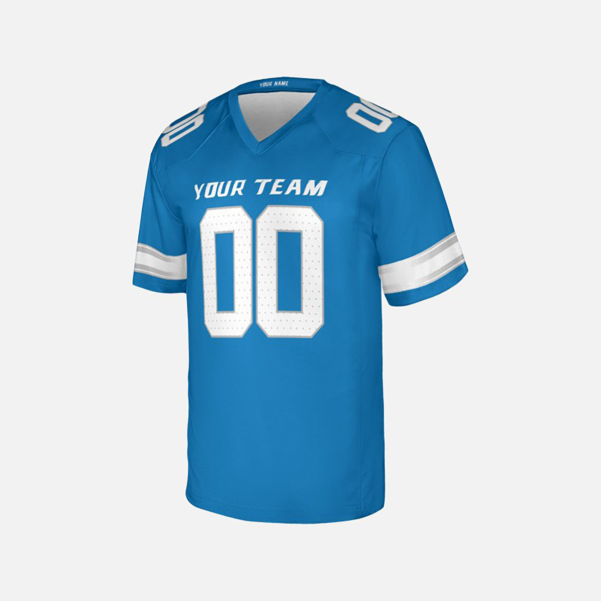 Personalized Detroit Lions Football Jersey - Blue Fan Style, Custom Name & Number-3