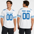 Personalized Detroit Lions Football Jersey - White Fan Style, Custom Name & Number-1