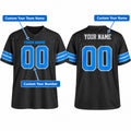 Personalized Detroit Lions Football Jersey – Black 2nd Alternate Style, Custom Name Patch, Team Name, Number & Logo-2