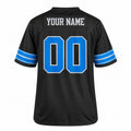 Personalized Detroit Lions Football Jersey – Black 2nd Alternate Style, Custom Name Patch, Team Name, Number & Logo-4