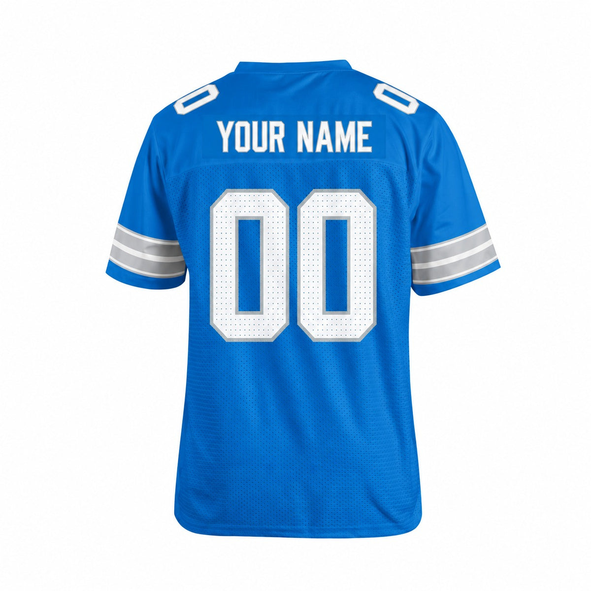 Personalized Detroit Lions Football Jersey – Blue Vapor F.U.S.E. Limited Style, Custom Name Patch, Team Name, Number & Logo-4