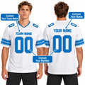 Personalized Detroit Lions Football Jersey – White Vapor F.U.S.E. Limited Style, Custom Name Patch, Team Name, Number & Logo-2