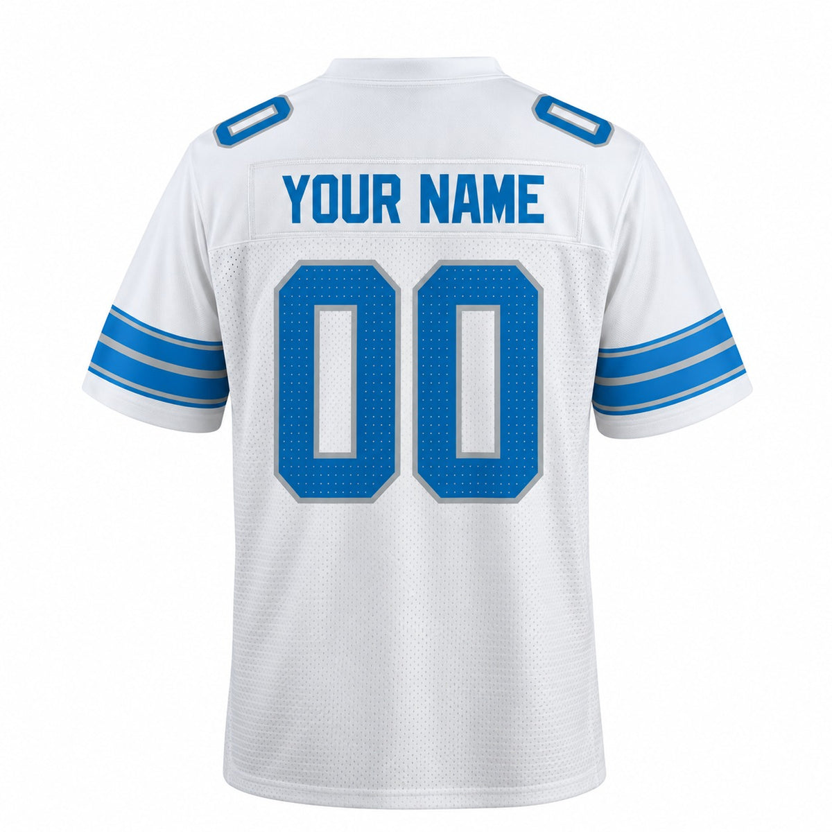Personalized Detroit Lions Football Jersey – White Vapor F.U.S.E. Limited Style, Custom Name Patch, Team Name, Number & Logo-4