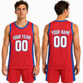 Personalized Detroit Pistons Basketball Jersey - Red 2008/09 Swingman Hardwood Classics Style, Custom Name & Number-1