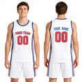 Personalized Detroit Pistons Basketball Jersey - White Swingman Association Style, Custom Name & Number-1