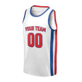 Personalized Detroit Pistons Basketball Jersey - White Swingman Association Style, Custom Name & Number-3