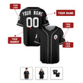 Personalized Detroit Tigers Baseball Jersey - Black Alternate Style, Custom Name & Number-2