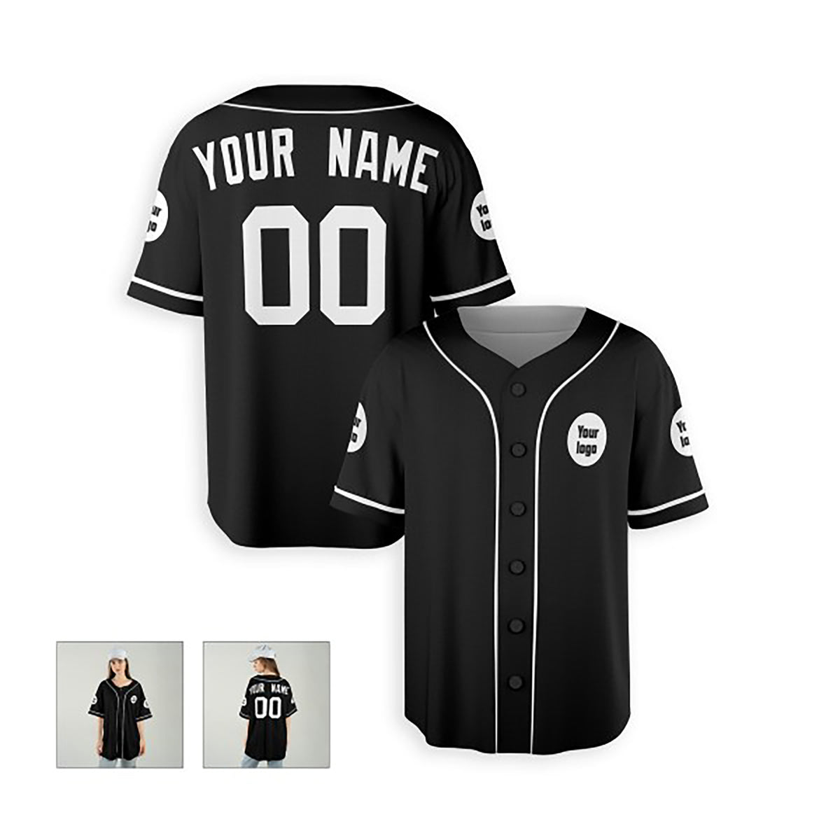 Personalized Detroit Tigers Baseball Jersey - Black Alternate Style, Custom Name & Number-6