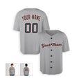 Personalized Detroit Tigers Baseball Jersey - Gray Road Style, Custom Name & Number-3