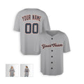 Personalized Detroit Tigers Baseball Jersey - Gray Road Style, Custom Name & Number-5