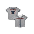 Personalized Detroit Tigers Baseball Jersey - Gray Road Style, Custom Name & Number-7