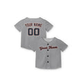 Personalized Detroit Tigers Baseball Jersey - Gray Road Style, Custom Name & Number-8