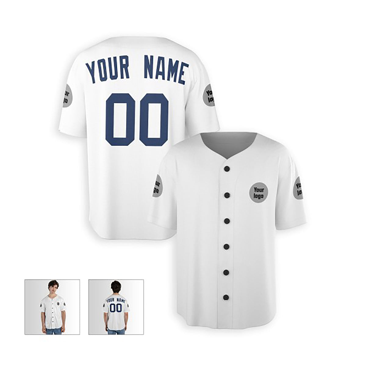 Personalized Detroit Tigers Baseball Jersey - White Fan Style, Custom Name & Number-4