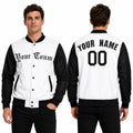 Personalized Detroit Tigers Varsity Jacket – White Black Home Style, Custom Name & Number-1