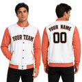 Personalized Detroit Tigers Varsity Jacket – White Orange Heritage Style, Custom Name & Number-1