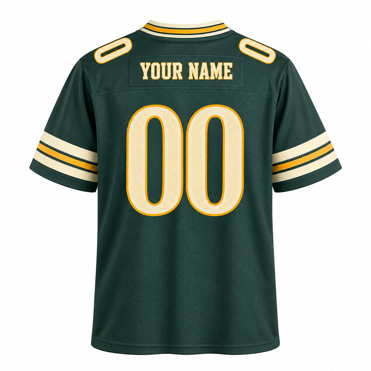Personalized Green Bay Packers 2026 Football Jersey – Green Rivalries Style, Custom Name Patch, Team Name, Number & Logo-4