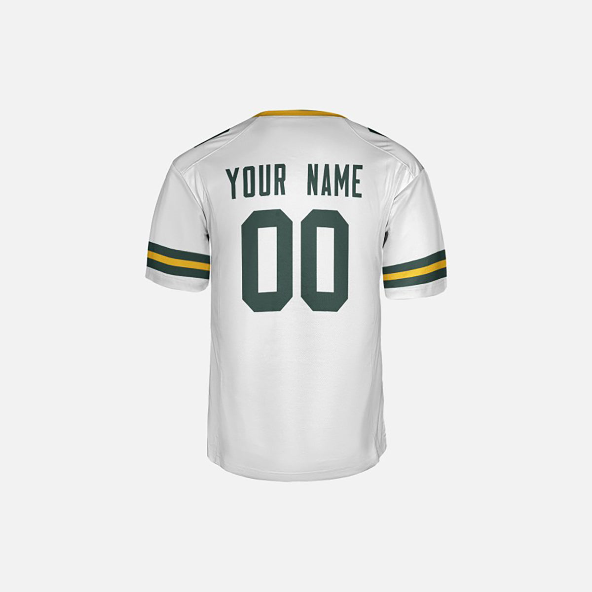 Personalized Green Bay Packers Football Jersey - White Fan Style, Custom Name & Number-4