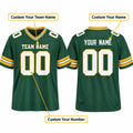 Personalized Green Bay Packers Football Jersey – Green Game Style, Custom Name Patch, Team Name, Number & Logo-2