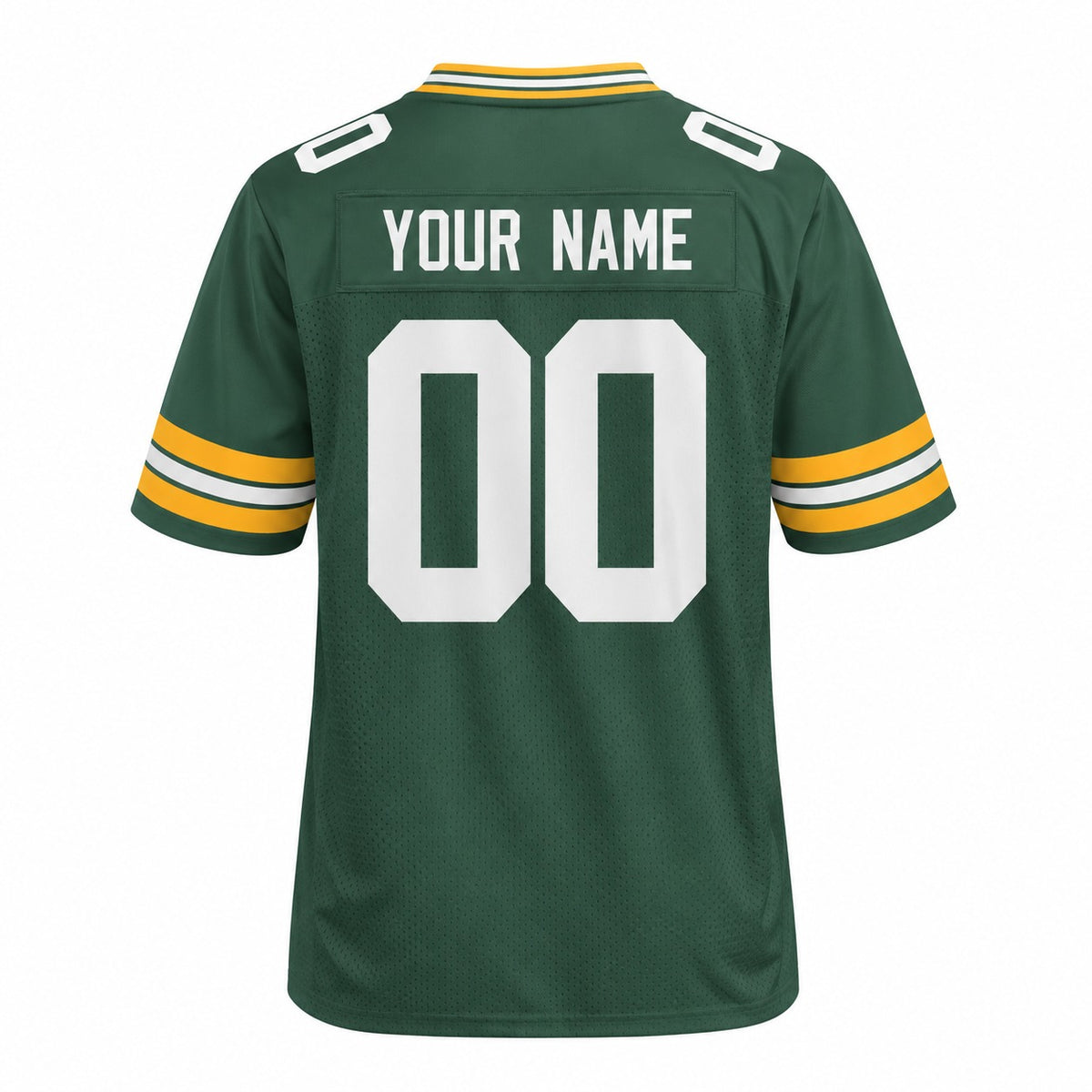 Personalized Green Bay Packers Football Jersey – Green Game Style, Custom Name Patch, Team Name, Number & Logo-4