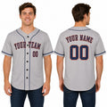 Personalized Houston Astros Baseball Jersey - Gray Away Style, Custom Name & Number-1