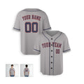 Personalized Houston Astros Baseball Jersey - Gray Away Style, Custom Name & Number-4