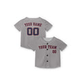 Personalized Houston Astros Baseball Jersey - Gray Away Style, Custom Name & Number-9