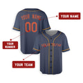 Personalized Houston Astros Baseball Jersey - Navy City Style, Custom Name & Number-2