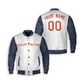 Personalized Houston Astros Varsity Jacket – White Navy City Style, Custom Name & Number-3