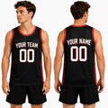 Personalized Houston Rockets Basketball Jersey - Black Fast Break Statement Style, Custom Name & Number-1