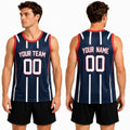 Personalized Houston Rockets Basketball Jersey - Navy 1996/97 Swingman Hardwood Classics Style, Custom Name & Number-1