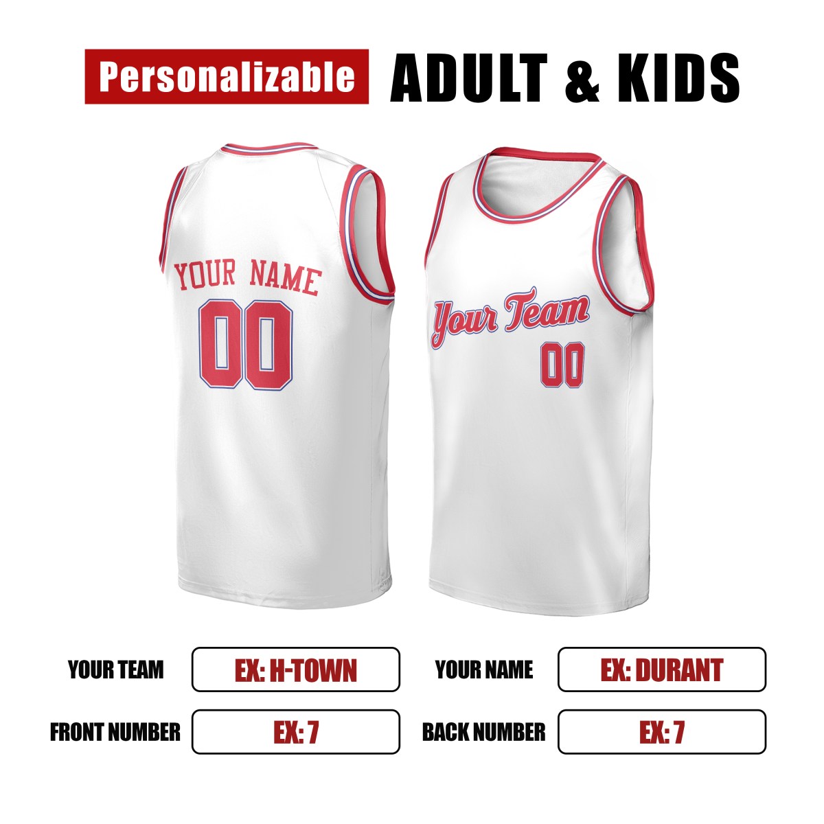 Personalized Houston Rockets Basketball Jersey - White 2025/26 Fast Break City Style, Custom Name & Number-2