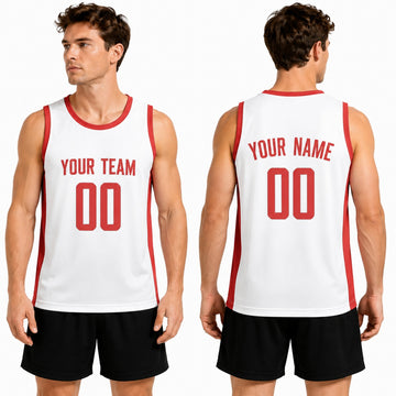 Personalized Houston Rockets Basketball Jersey - White Swingman Association Style, Custom Name & Number-1