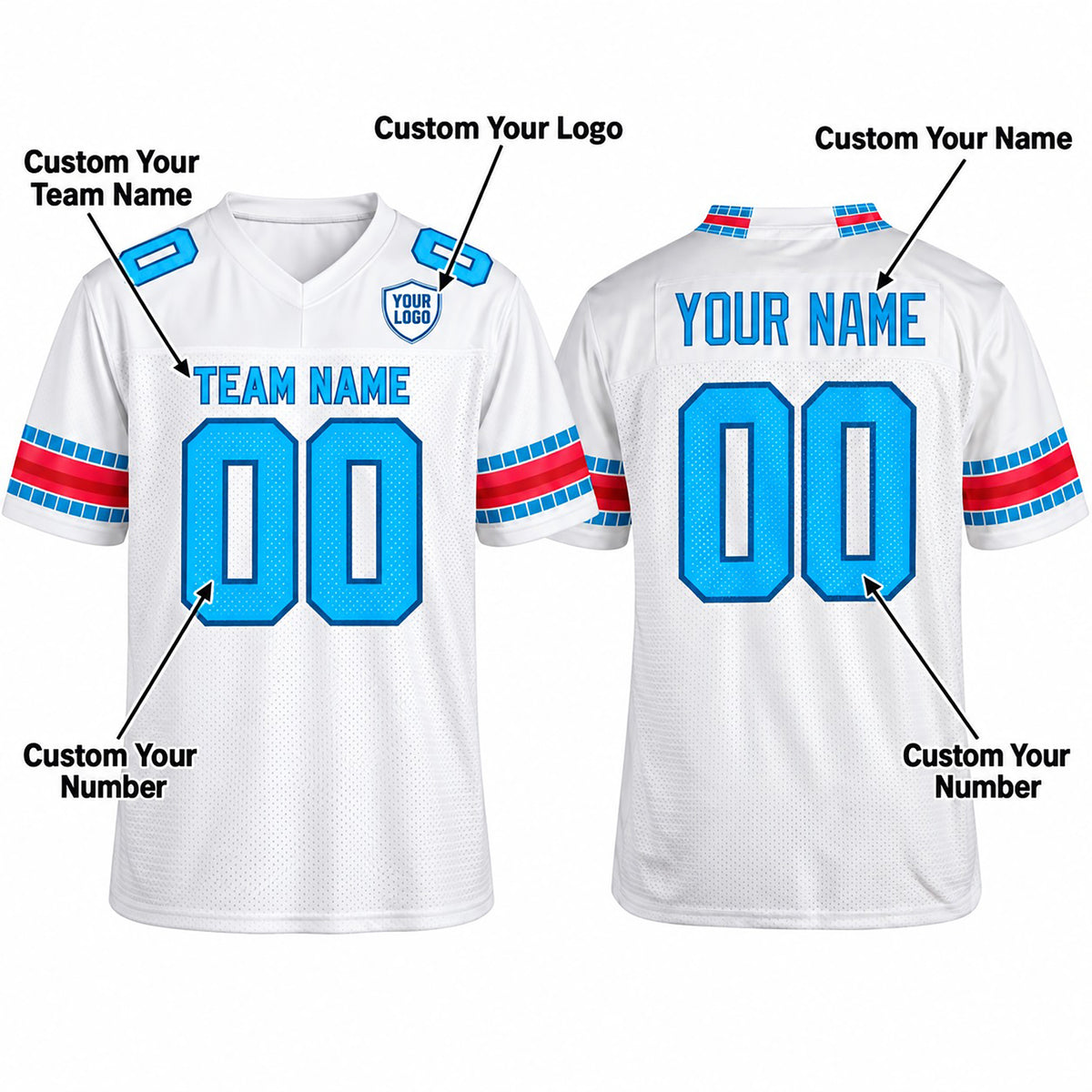 Personalized Houston Texans 2026 Football Jersey – White Rivalries Limited Style, Custom Name Patch, Team Name, Number & Logo-2