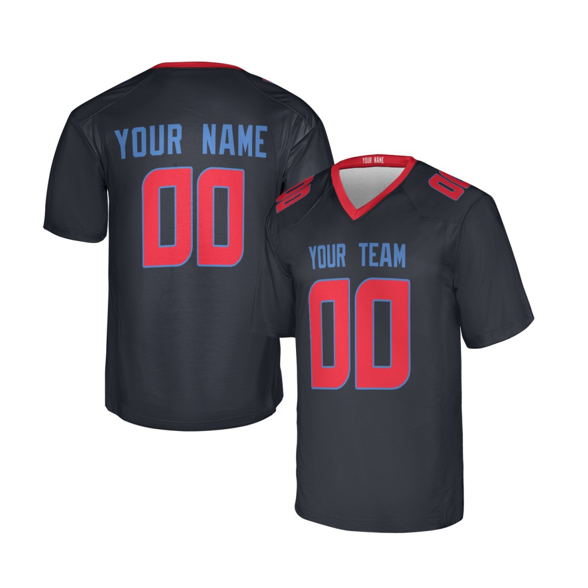 Personalized Houston Texans Football Jersey - Navy Alternate Game Style, Custom Name & Number-3
