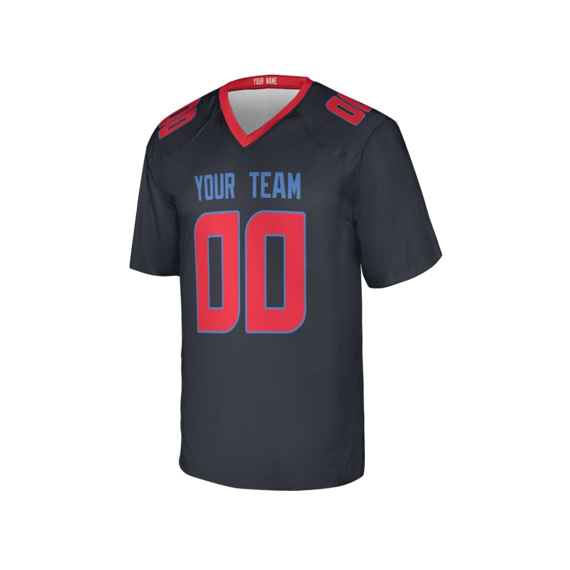 Personalized Houston Texans Football Jersey - Navy Alternate Game Style, Custom Name & Number-4