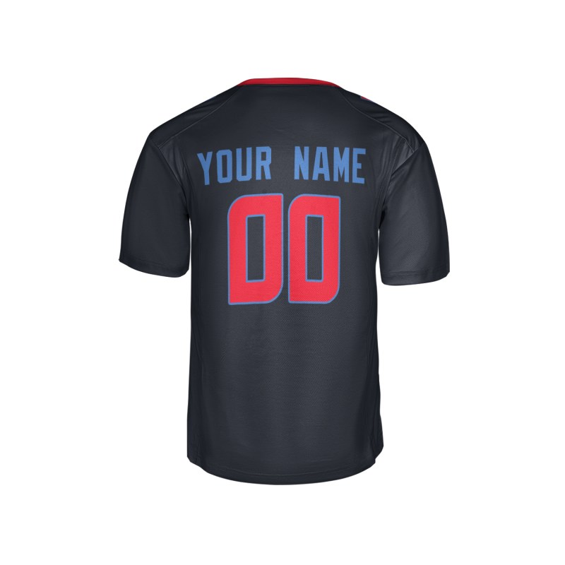 Personalized Houston Texans Football Jersey - Navy Alternate Game Style, Custom Name & Number-5