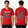 Personalized Houston Texans Football Jersey - Red Alternate Fan Style, Custom Name & Number-1