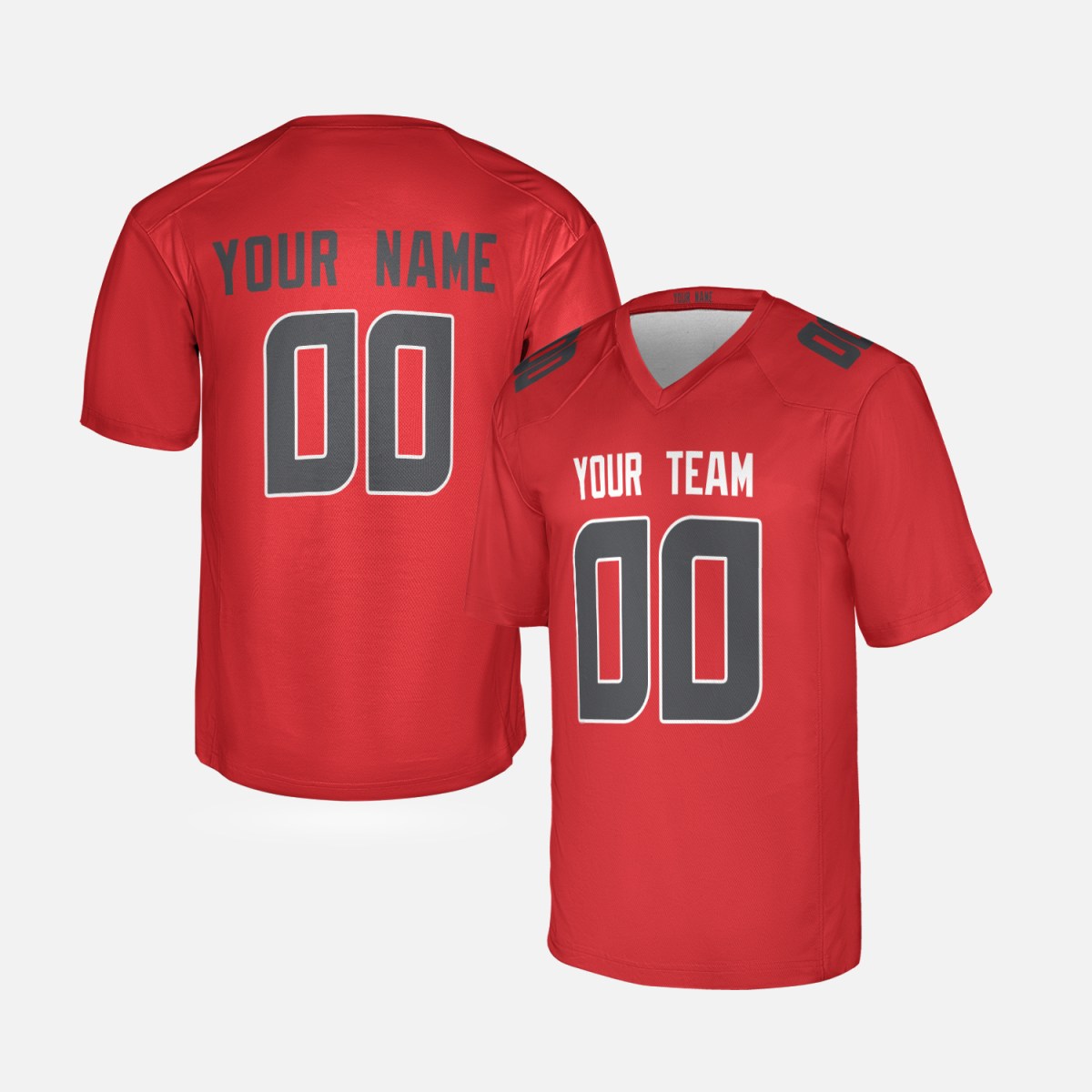 Personalized Houston Texans Football Jersey - Red Alternate Fan Style, Custom Name & Number-3