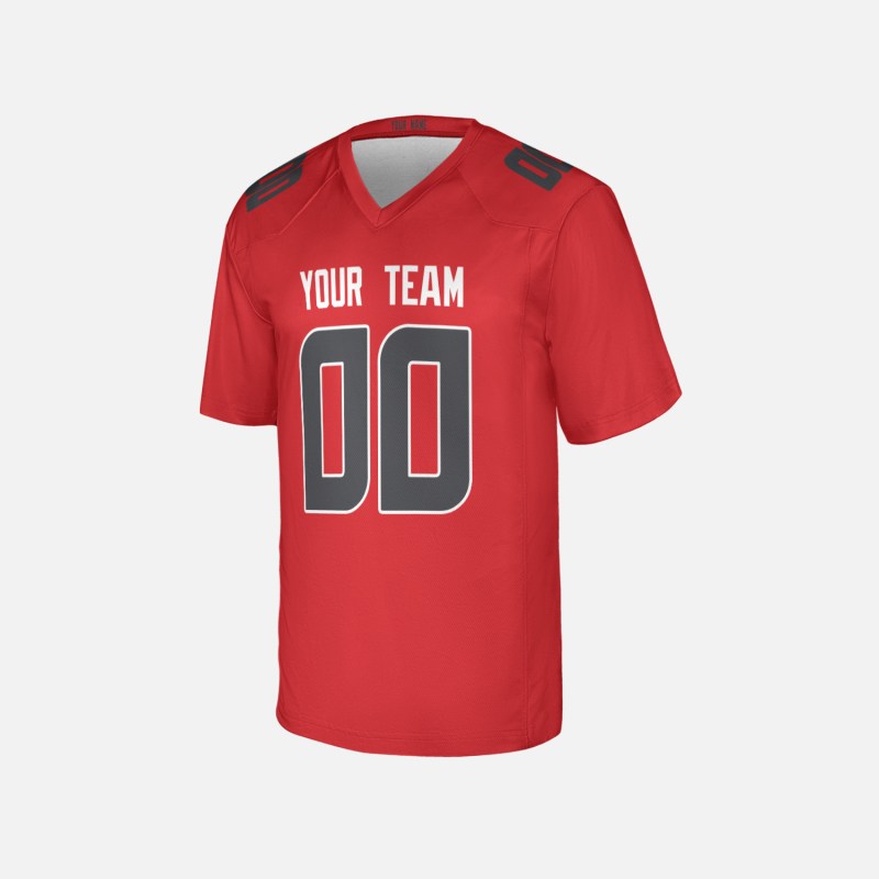 Personalized Houston Texans Football Jersey - Red Alternate Fan Style, Custom Name & Number-4