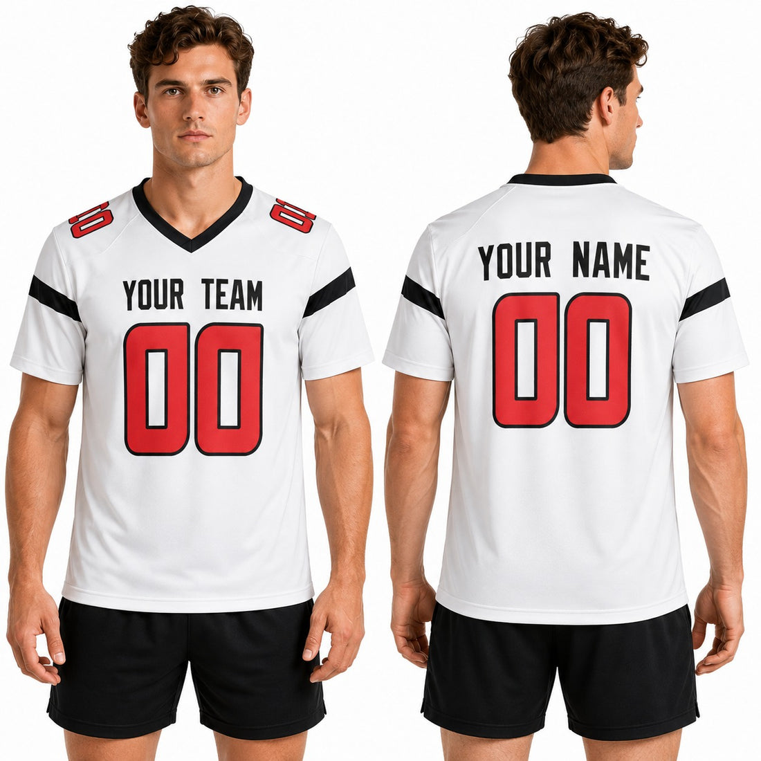 Personalized Houston Texans Football Jersey - White 2006 Legacy Style, Custom Name & Number-1