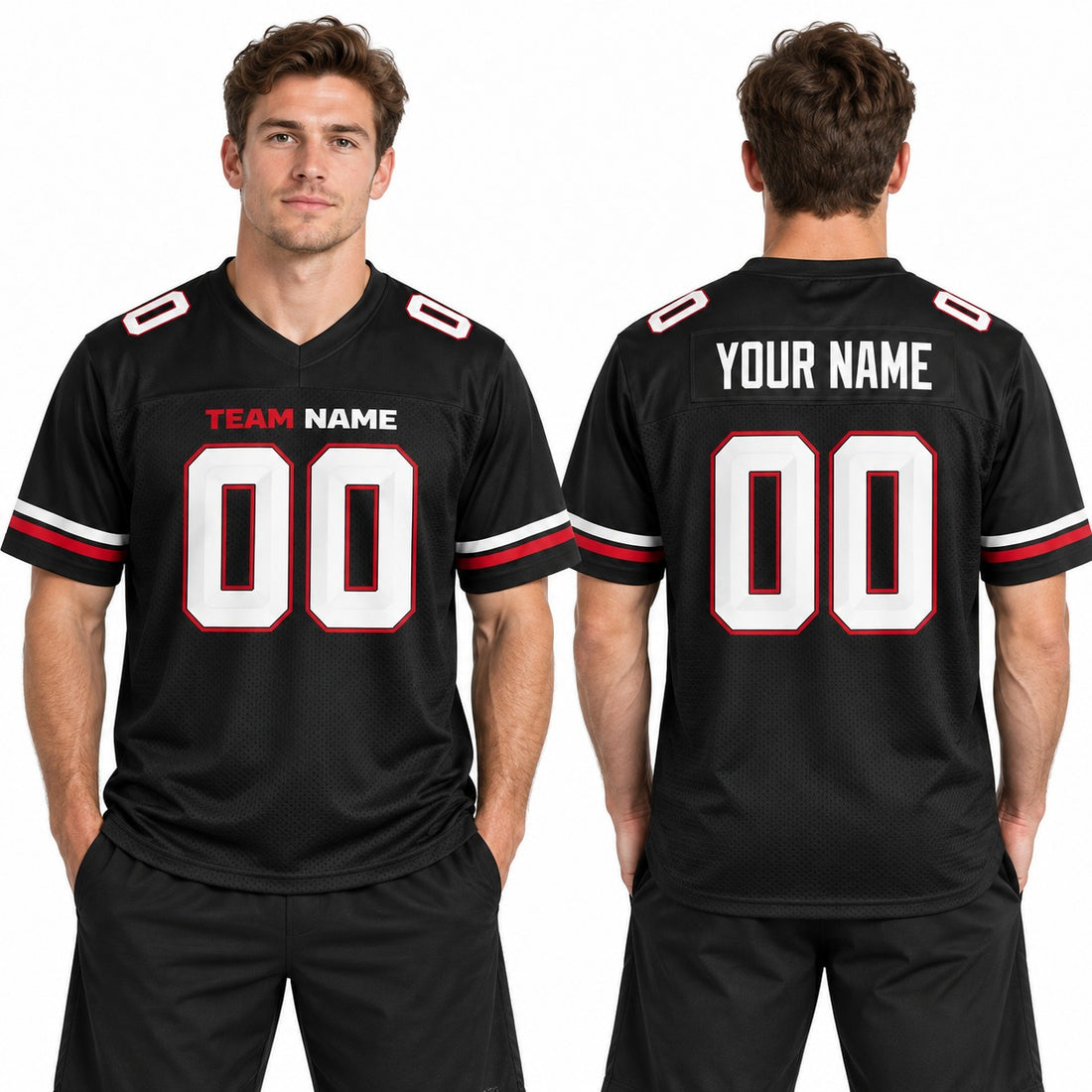 Personalized Houston Texans Football Jersey – Carbon Black Fashion Style, Custom Name Patch, Team Name, Number & Logo-1