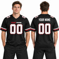 Personalized Houston Texans Football Jersey – Carbon Black Fashion Style, Custom Name Patch, Team Name, Number & Logo-1